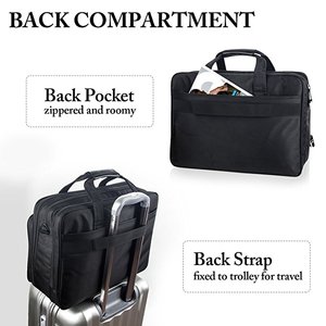 Bolso <span class=keywords><strong>para</strong></span> portátil de <span class=keywords><strong>17</strong></span> <span class=keywords><strong>pulgadas</strong></span>, maletín de viaje con organizador - Product Image 5