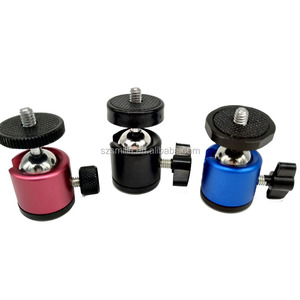 Support de caméra en alliage d'aluminium coloré 14 20 vis, équipement photographique, mini trépied, tête de rotule - Product Image 2