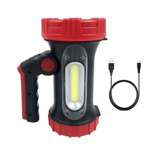 10W מאחז זרקור נטענת USB חיפוש מנורת LED COB גבוהה כוח חיצוני ציד ספוט חיפוש אור עם כוח בנק - Product Image 5