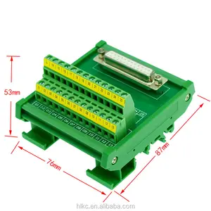 DB9 DB15 DB25ชายขั้วฝ่าวงล้อมPCBคณะกรรมการที่มีสกรู