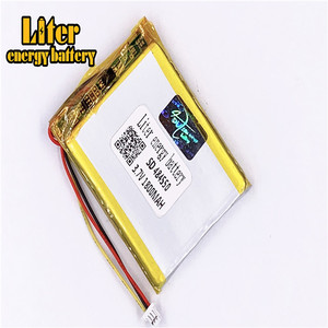 Plugue 1.0-<strong>3</strong> P <strong>3</strong>.7 484550 mAh 1800 V Recarreg&aacute;vel LiPo battery solar Lithium Battery Li-ion polymer with PCM - Product Image 1
