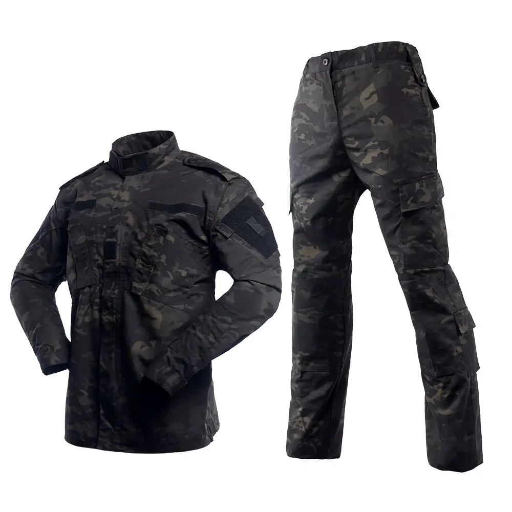 Black Multicam Rip Stop Wholesale ACU Uniform In Stock with Factory Price