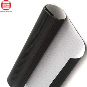 Rollos de papel de vinilo de garantía, pegatina de vinilo para coche, envoltura de <span class=keywords><strong>fibra</strong></span> de carbono brillante - Product Image 1