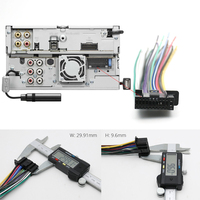 Cable adaptador de arnés de cableado de radio estéreo para coche Kenwood DNX DDX KVT KMR de 22 pines Compatible con modelos