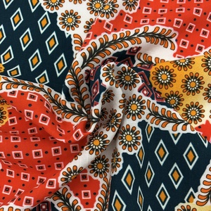 Fonesun-RA128 In Kỹ Thuật Số Tre Rayon Vải May Mặc 57/58 Inch Chất Liệu Rộng Của Sân-Đỏ - Product Image 3