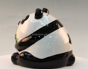 จีนยักษ์แพนด้าความจุขนาดใหญ่เซรามิกกระปุกออมสินสำหรับของขวัญ - Product Image 4