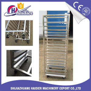 Étagère de four rotative avec roulettes, étagère et support en métal, chariot pour four de boulangerie - Product Image 5