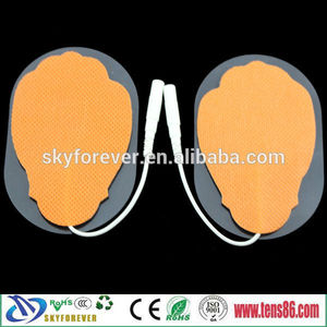 5 * 8 cm feuille en forme de TENS électrodes réutilisables, Colorful electrode pads avec le prix concurrentiel - Product Image 5