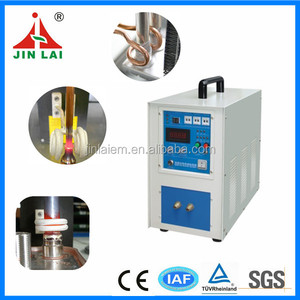 เครื่องทำความร้อนเหนี่ยวนำ IGBT 15KW ราคาดีที่สุด พร้อมเครื่องยนต์และมอเตอร์ สำหรับเชื่อมประสานโลหะแบบบราซ หลอมเชื่อม และเชื่อมท่อโลหะ (JL-15) - Product Image 3