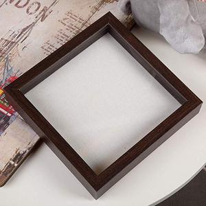 Cornice <span class=keywords><strong>per</strong></span> foto <span class=keywords><strong>con</strong></span> scatola ombra personalizzata in noce 8x8 <span class=keywords><strong>con</strong></span> tavola di lino <span class=keywords><strong>per</strong></span> la visualizzazione di spille da cimeli sportivi premia i biglietti <span class=keywords><strong>per</strong></span> le medaglie - Product Image 6