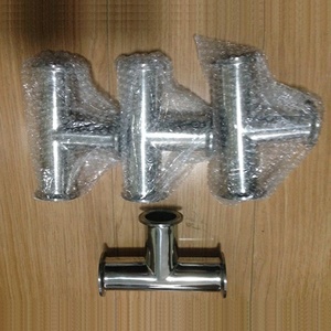 <span class=keywords><strong>Tri</strong></span> <span class=keywords><strong>Clover</strong></span> tương thích kẹp TEE thép không gỉ vệ sinh phụ kiện đường ống <span class=keywords><strong>NPT</strong></span>/bspt hàn 12mm Đầu Kỹ thuật đúc rèn bspt - Product Image 3