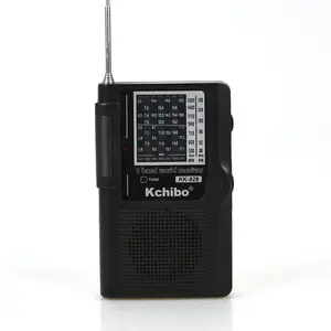 Kchibo KK-928 yüksek hassasiyetli FM/MW/SW 9 bant radyo büyük hoparlör ile