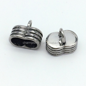 Cierres <span class=keywords><strong>de</strong></span> <span class=keywords><strong>acero</strong></span> <span class=keywords><strong>inoxidable</strong></span> Accesorios <span class=keywords><strong>de</strong></span> joyería Dos agujeros dobles Agujero Ajuste Cable <span class=keywords><strong>de</strong></span> 5MM BXPJ033 - Product Image 1
