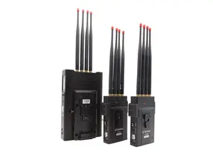 ST VIDEO STW5002 Professional Wireless Transmission System With 2 Transmitters Senders To 1 Receiver And 700m Distance