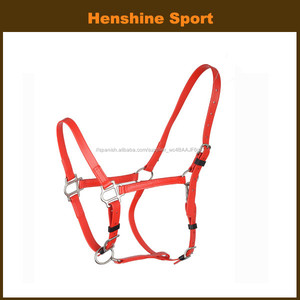 Hebilla de bronce <span class=keywords><strong>caballo</strong></span> frenillo halter del grano del cuero Genuino - Product Image 2