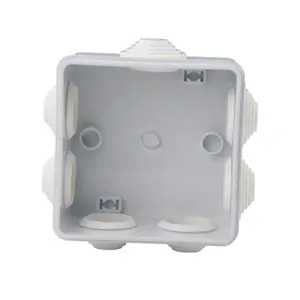 IP55 IP56 85*85*50 Mm Soorten Plastic Waterdichte Elektrische Muurbevestiging Abs Junction Box Voor Elektronische producten Voeding