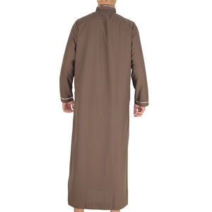 ثوب رجالي عربي مطرز، قفطان صيفي، دشداشة، زي إسلامي، خدمة تصنيع حسب الطلب، عباءة للبالغين في الشرق الأوسط، تدعم التسليم خلال يوم واحد - Product Image 6