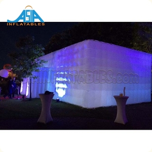 Wedding Air <span class=keywords><strong>Cube</strong></span> <span class=keywords><strong>Inflatable</strong></span> Đảng Sự Kiện <span class=keywords><strong>Tent</strong></span>/Quảng Cáo Ngoài Trời Triển Lãm <span class=keywords><strong>Tent</strong></span> Với Đèn LED - Product Image 2
