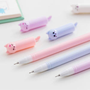 <span class=keywords><strong>ปากกา</strong></span>เจลพลาสติกสีลูกกวาด ลายแมวหางสวิงน่ารัก <span class=keywords><strong>สำหรับ</strong></span>นักเรียน หัวเข็ม 0.5 มม. หมึกดำ - Product Image 5
