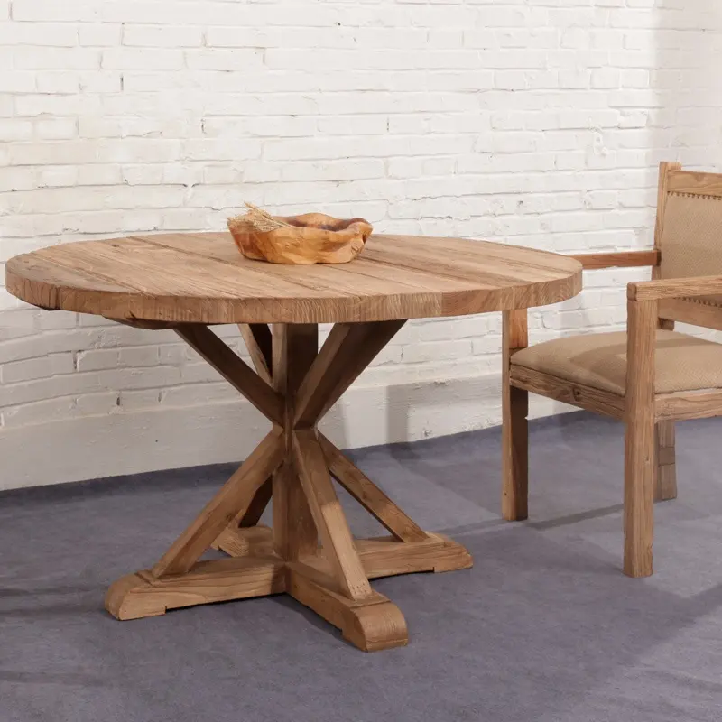 Wieder gewonnenes Holz maßge schneiderte Möbel stabile chinesische Restaurierung rustikalen benutzer definierten Esstisch benutzer definierte Massivholz Esstisch
