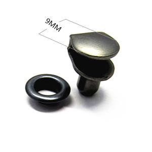 Crochets de lacet de chaussures de haute qualité taille personnalisée fer D anneau Rivet oeillets <span class=keywords><strong>botte</strong></span> métal alliage de zinc bouchon gratuit peint laiton et fer, métal - Product Image 2