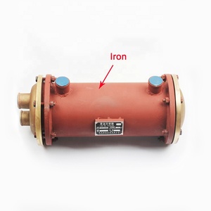 कस्टम पीतल अंत कवर LG1.0 समुद्री इंजन तेल कूलर समुद्र के पानी हीट एक्सचेंजर - Product Image 3