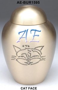 Premium Handcrafted Brass Pet Cremation Urn Handcrafted Memorial Funeral <b>Keepsake</b> <b>for</b> Pet <b>Ashes</b> Decorative Urn - Product Image 4