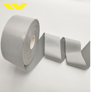 Ruban réfléchissante de haute visibilité, <span class=keywords><strong>bande</strong></span> en Polyester grise pour les vêtements - Product Image 4