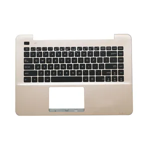 China Manufacturer Gold Hard Shell For ASUS X455 K455 A455 R455 X455L US C Cover Case With US Keyboard Non Touch