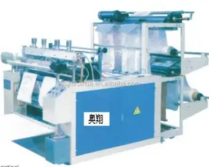 Flat Bottom Shopping Bag Making Machine Paper