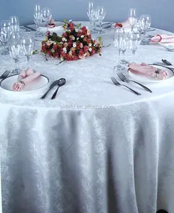 फैक्टरी थोक होटल पॉलिएस्टर जामदानी दौर शादी टेबल कपड़ा