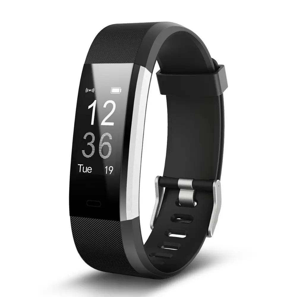 Newest ID115HR Plus Smart Bracelet Heart Rate Fitness Tracker GPS Tracker