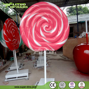 Escultura de Piruleta de Fibra de Vidrio para Publicidad Novedosa - Product Image 4