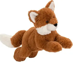 Raposa boneca de pelúcia, brinquedos de pelúcia, animais de pelúcia educativos, brinquedos macios, foxes, sentado na altura de 22cm para crianças, aniversário do bebê