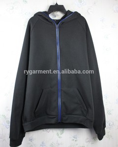 sweat à capuche noir bule conduit ligne <span class=keywords><strong>sport</strong></span> hoody - Product Image 2