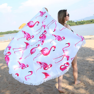 150 cm Fleur Lourd Poids Hibiscus Ronde Cercle Serviettes De <span class=keywords><strong>Plage</strong></span> - Product Image 3