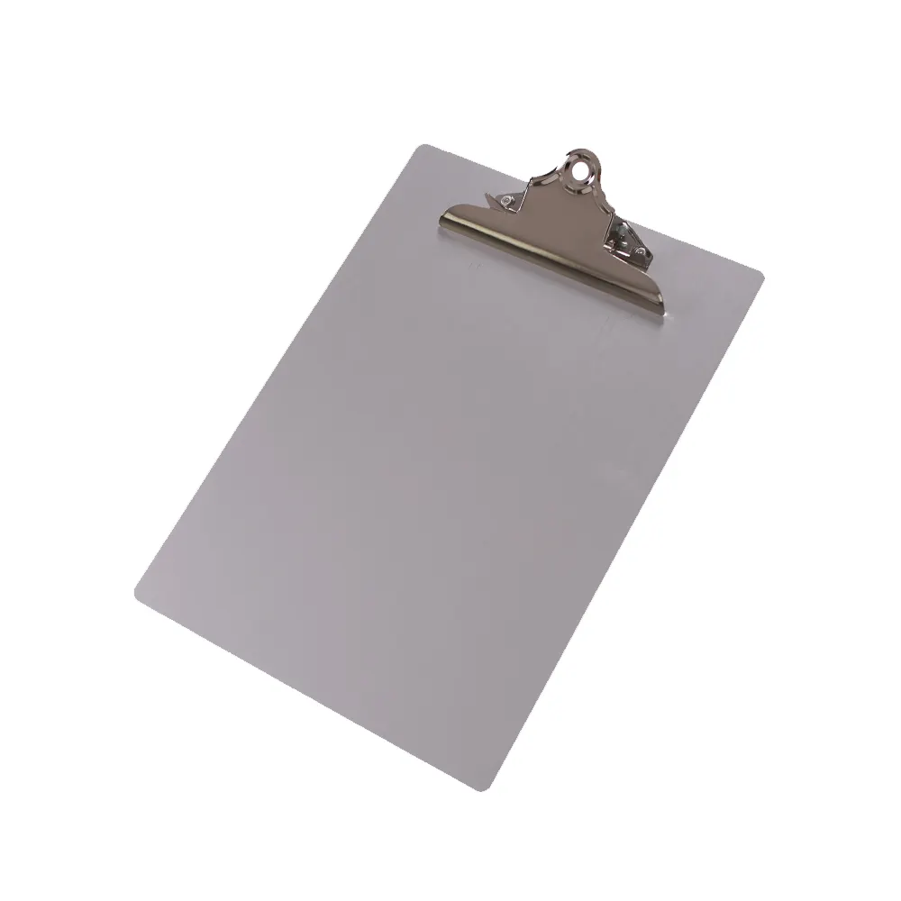 Алюминиевый держатель для бумаг с серебряным зажимом-бабочкой