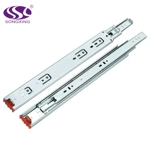 triple extension telescopic kitchen cabinet heavy duty drawer slide channel