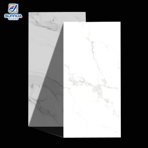 <span class=keywords><strong>Carrelage</strong></span> de sol en céramique brillant de haute qualité, porcelaine polie, corps complet de marbre breloque, <span class=keywords><strong>miroir</strong></span> <span class=keywords><strong>blanc</strong></span>, brillant, 60x120cm - Product Image 2