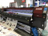 Imprimante numérique à jet d'encre éco-solvant Funsunjet FS-3202 3,2 m avec tête DX5 1440 dpi pour l'impression de vinyle et d'autocollants