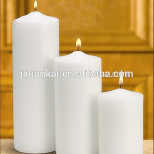 Blanco vela de <span class=keywords><strong>la</strong></span> iglesia, blanco vela del pilar, espiral de vela de color blanco - Product Image 1