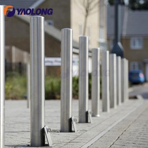 Poteau de sécurité manuel en acier inoxydable Yaolong, poteau de circulation manuel <span class=keywords><strong>amovible</strong></span>, poteau de sécurité de stationnement, poteau de sécurité encastré au sol - Product Image 2