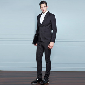 Giacca da <span class=keywords><strong>uomo</strong></span> di Design più recente alla moda nera da lavoro formale da lavoro per Me - Product Image 1