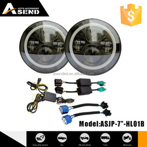 LED Halo 7 "Phares pour Toyota Landcruiser 40 45 60 75 78 79 série - Product Image 1