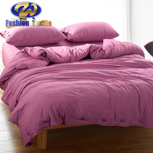 Nhà Máy Trực Tiếp 100% Linen Dệt Duvet Cover Set Màu Rắn 200TC Tùy Chỉnh Bộ Đồ Giường Cho Nhà Sử Dụng - Product Image 3