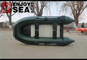 Gran oferta, 380cm, 6 Perons, suministro de fábrica, deporte inflable verde/pesca/<span class=keywords><strong>Barco</strong></span> de rescate con PVC/Hypalon Pontoon, ¡420 460! - Product Image 2