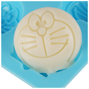 Doraemon gato en forma de silicona de molde de hornear último animal de dibujos animados <span class=keywords><strong>cuatro</strong></span> cubo de hielo molde de silicona - Product Image 5