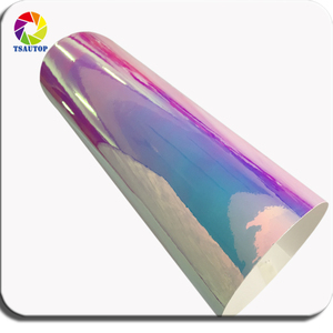 1.35*18M Bong Bóng Khí Phát Hành Laser Chrome Trắng Holographic Xe Bọc 3M Vinyl Bọc Sheets Vật Liệu - Product Image 3