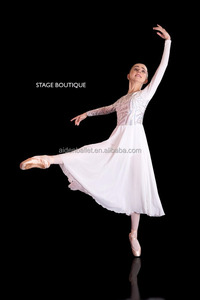Allure blanco silver sequin vestido de vals lírico lento del grifo moderno traje de la danza - Product Image 3