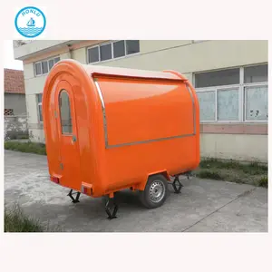 Camión de comida congelador/comida móvil remolque paneles/carrito de comida de franquicia de Filipinas
